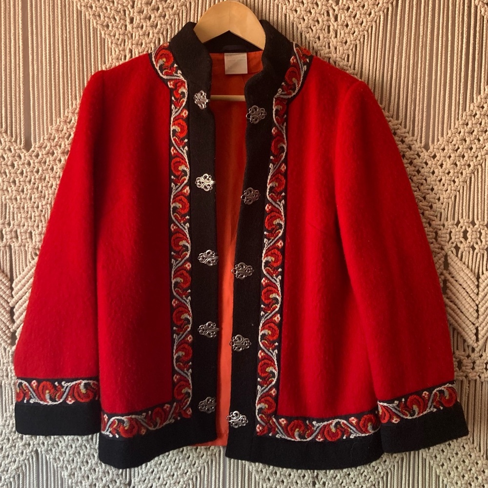 Vintage Evebofoss Norwegian Wool Jacket